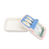 Sardine Trinket Box Blue 12cm