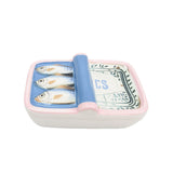 Sardine Trinket Box Blue 12cm