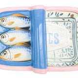 Sardine Trinket Box Blue 12cm