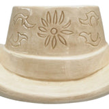 Cowboy Hat Planter Tan 20cm