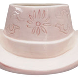 Cowboy Hat Planter Pink 20cm
