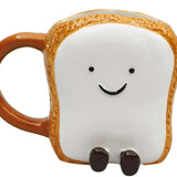 Teddy Toast Friends Mug White 10cm