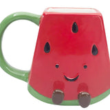 Winnie Watermelon Friends Mug Red 10cm
