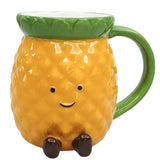 Penny Pineapple Friends Mug Yellow 10cm