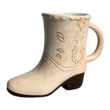 Cowboy Boot Mug Tan - 11cm