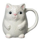 Cat Mug - White 10cm
