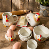 Chicken Mug - White 10cm