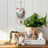 Quirky Ducks Ornament White 10cm (2 Asst)