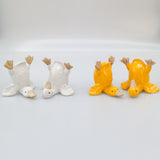 Quirky Ducks Ornament White 10cm (2 Asst)
