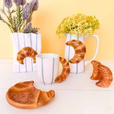 Croissant Salt & Pepper Shakers Brown