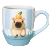 Capybara Mug Blue & Brown - 10cm