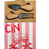 Olive La Dolce Vita - Cheeseboard Red & Pink 41cm