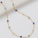 Charlotte Necklace - Blue