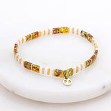 Tile Bracelet - Tortoiseshell/Gold