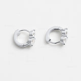 Zoe Huggie - Silver