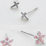 Amelia Cross Stud Set