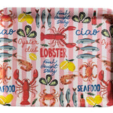 Sea Vita Tray Red & Blue 33cm