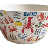 Sea Vita Salad Bowl Red & Blue - 25cm
