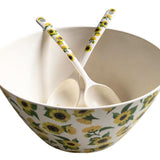 Sunflowers Salad Servers Yellow - 25cm s/2