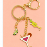 Summer Spritz Keyring Pink - 12cm