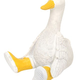 Sitting Duck in Boots Ornament Yellow