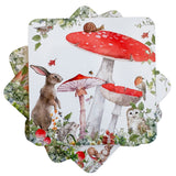 Enchanted Garden Cork & MDF Coasters