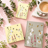Bee Meadow A6 Notebook  Yellow