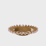 Sigrid Frill Dish Large Mustard & Pink