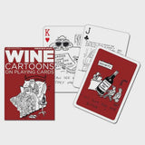 Piatnik Wine Cartoons Playing Cards