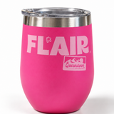 Flair - Wine Tumbler With Lid - Pink