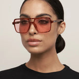 Otra Sunnies - Zoya - Orange Tortoiseshell/Pink