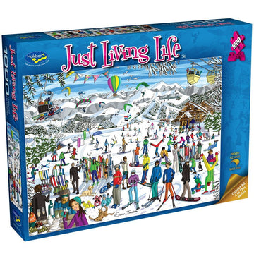 Just Living Love - Ski - 1000pce Jigsaw Puzzle