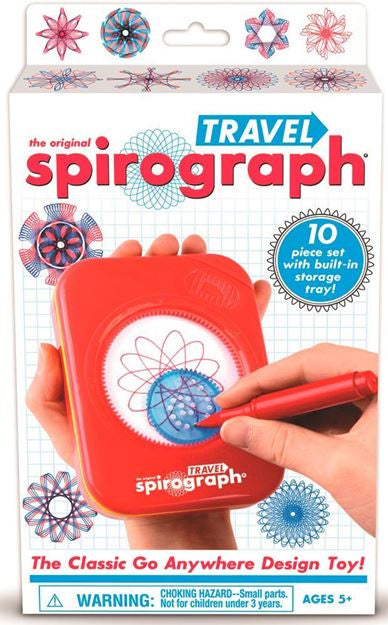 Travel Set In Red Plastic Box - Spirograph