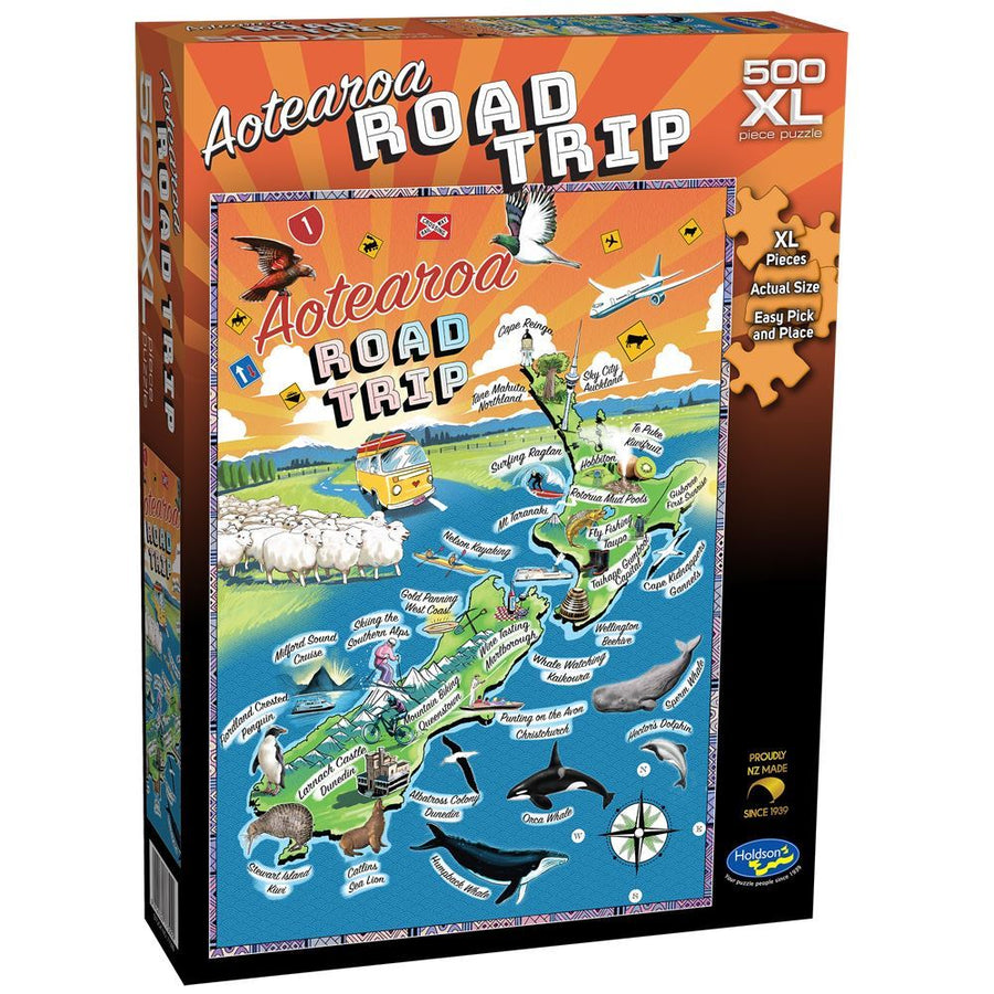 Aotearoa Road Trip 500Pc XL Puzzle