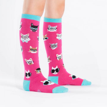 Junior Knee Socks - Smarty Cats
