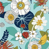 Coloured South Island Flowers Lens Cloth