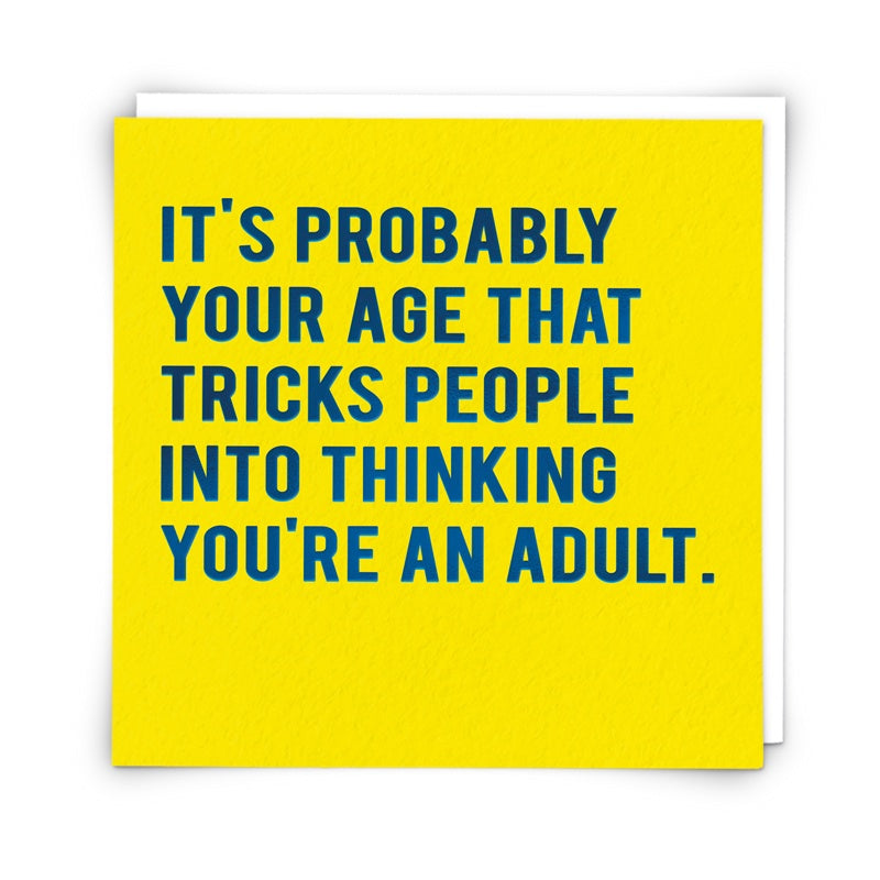 Your Age - Birthday Card