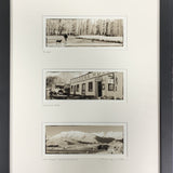 South Island Triptych / Framed / Black