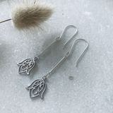 Annie Whimsical Drop earrings - Silver