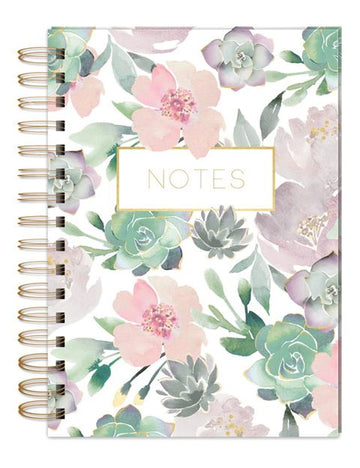 Floral Notes Spiral Journal