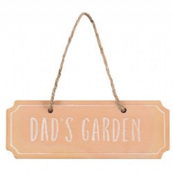 Dad's Garden Terracotta Plaque