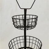 2 Tier Metal Fruit Stand