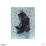 Dog Magnet Lazy Black