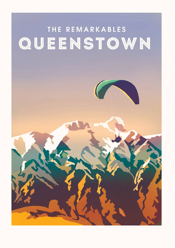 Queenstown The Remarkables - A3 Print