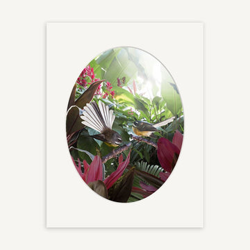 Lucy G - Lost In Paradise (Fantails) Small Art Print