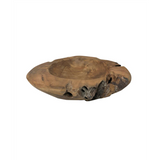 Natural Teak Bowl 40X40X8cm
