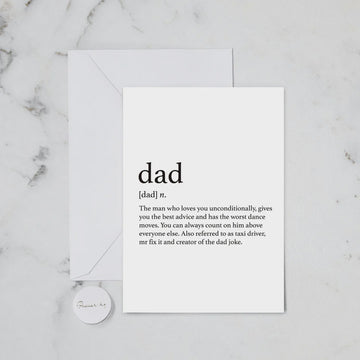 Dad Definition - Card