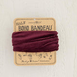 Corduroy Boho Bandeau Wine