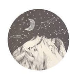 Large Bamboo Plates set of 2 Mountain