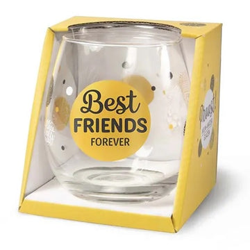 BFF Cheers Stemless Glass